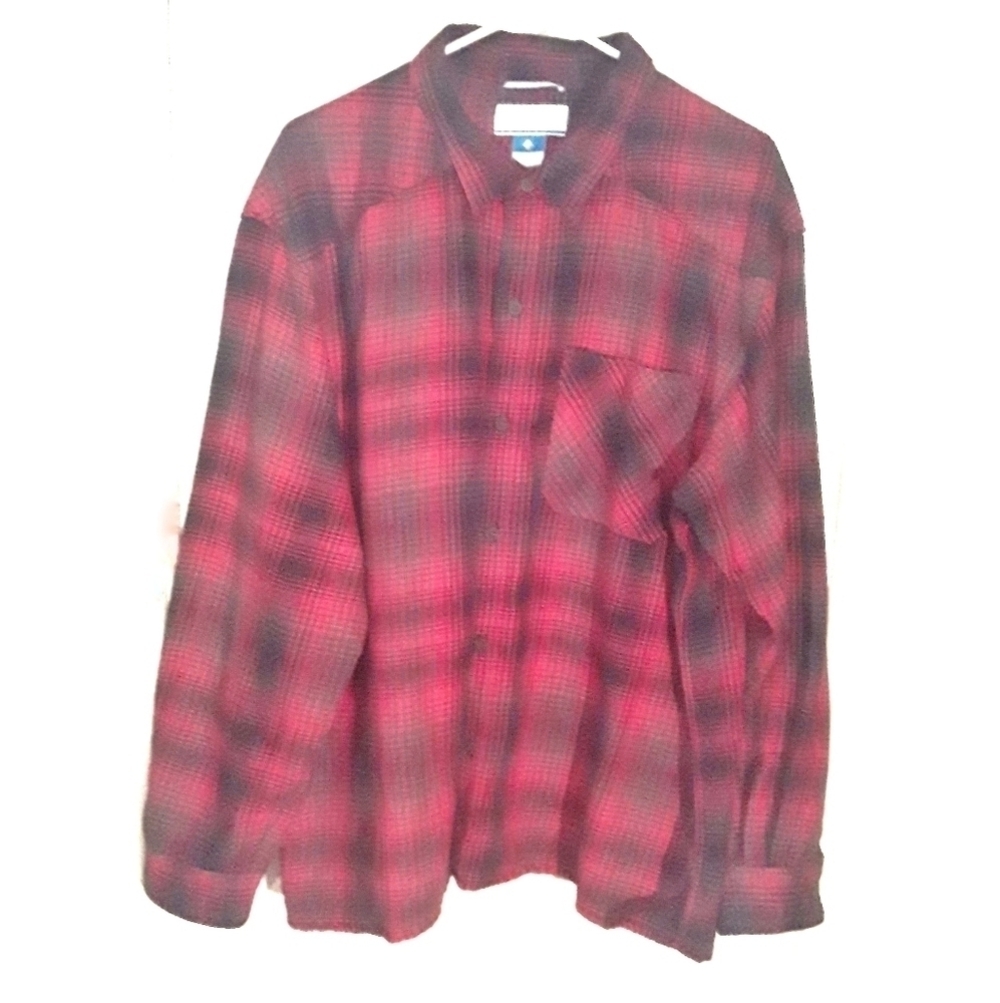 Columbia Long Sleeve Collar Flannel Shirt